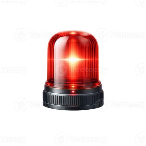 Red Emergency Light Isolated On Transparent Background 52784273 Png