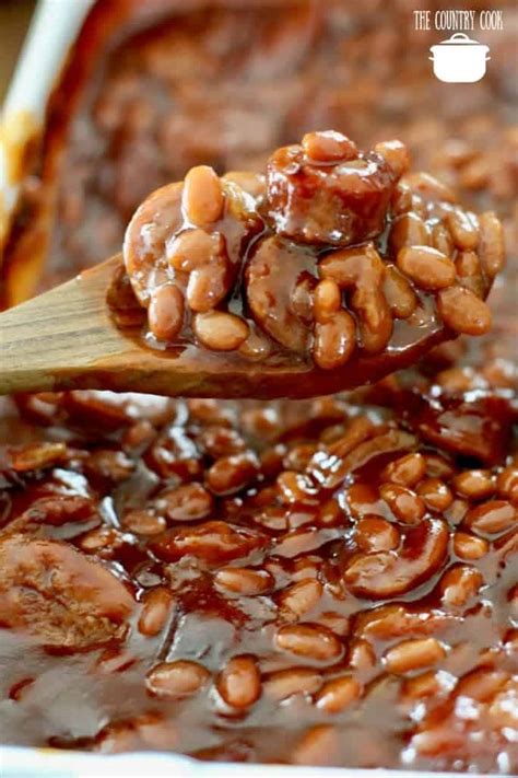 Sausage Baked Beans - The Country Cook