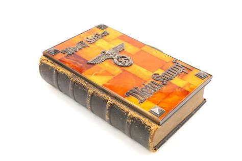 At Auction Deluxe Amber And Silver Mounted Mein Kampf