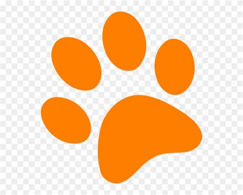 Orange Paw Print Clip Art Orange Paw Print Clip Art Orange Paw Print Clip Art Full Size Png