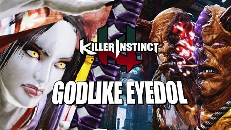 This Godlike Eyedol Shin Hisako Online Ranked Killer Instinct 2017 Youtube