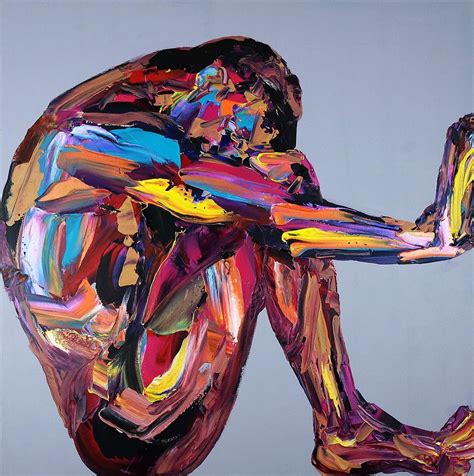 Yoga Nude In A Box Painting By Eraclis Aristidou Pixels