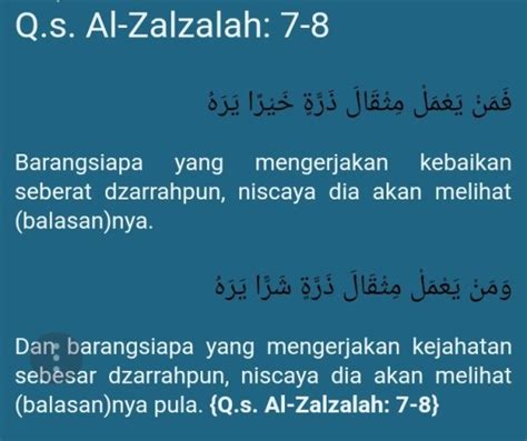 Detail Surat Al Zalzalah Ayat 1 8 Koleksi Nomer 23