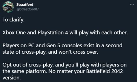 Battlefield Bulletin On Twitter To Clarify Ps5 And Xbx S Players Can T Play Together