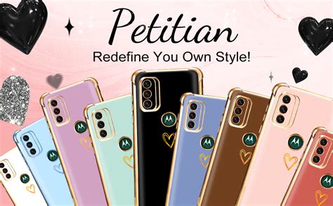 Petitian For Motorola Moto G Pure 2021 Case For Women Girls