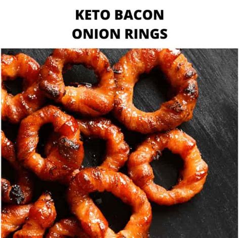 Keto Bacon Onion Rings Keto Recipes