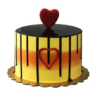 Order Simple Drip Heart Cake In Kathmandu Julies Cakes Pastries