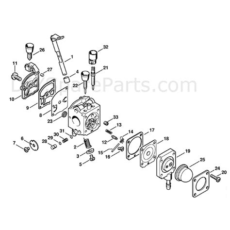 Stihl Bg Dz Blower Bg Dz Parts Diagram Carburetor C Q S C Bg