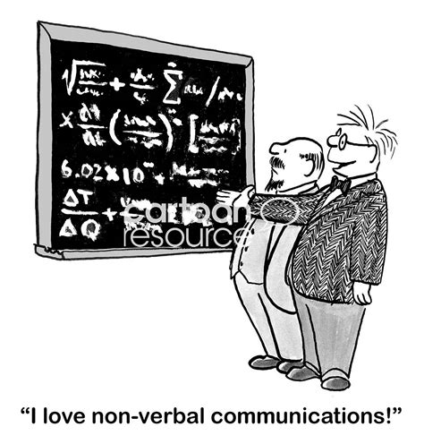 Non verbal communications - Cartoon Resource