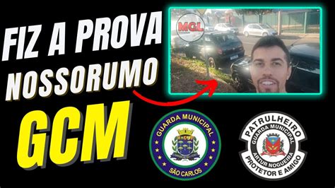 Fiz A Prova Da Gcm Artur Nogueira Gabarito An Lise Vlog Mesma