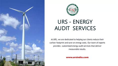 Energy Audit Services Pptx