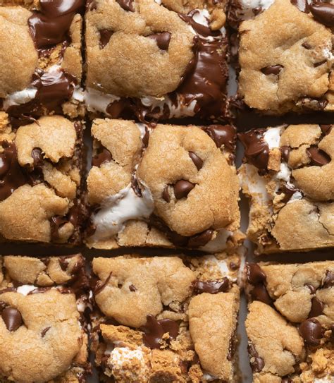 Peanut Butter S Mores Bars Browned Butter Blondie