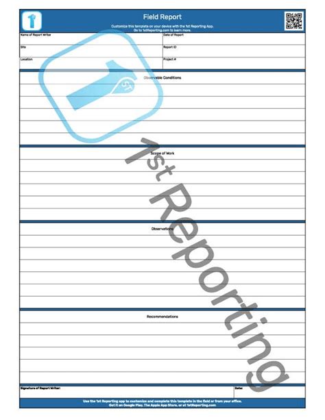 A Daily Field Report Template Download Plus Guide 1st Reporting