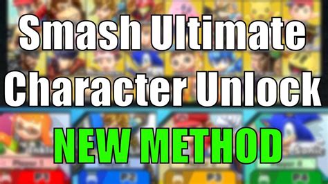 Unlocking All Characters In Super Smash Bros Fastest Method New Info Youtube