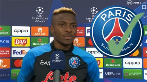 Victor Osimhen Au Psg Pour Ans C Est Boucl Youtube