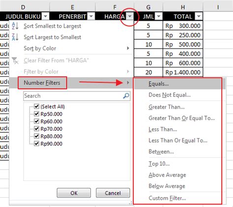 Autofilter Excel Panduan Cara Filter Data Di Excel