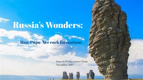 Russias Wonders Man Pupu Ner Rock Formations