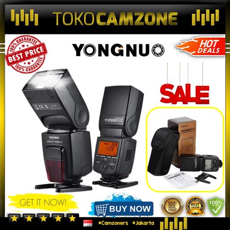 Jual Yongnuo Yn568ex Iii Flash Eksternal For Nikon Cameras Shopee