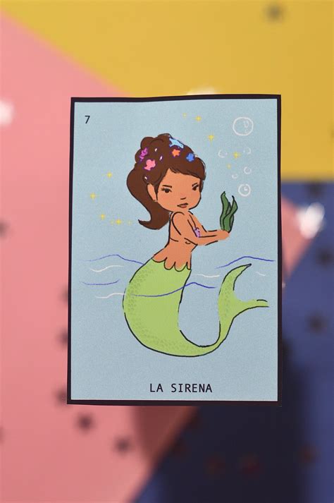 La Sirena Loteria Svg