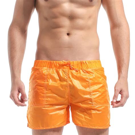 Desmiit Swimwear Men Super Sexy Light Thin Swimming Shorts For Men