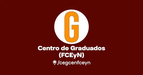 Centro De Graduados FCEyN Twitter Instagram Facebook Linktree