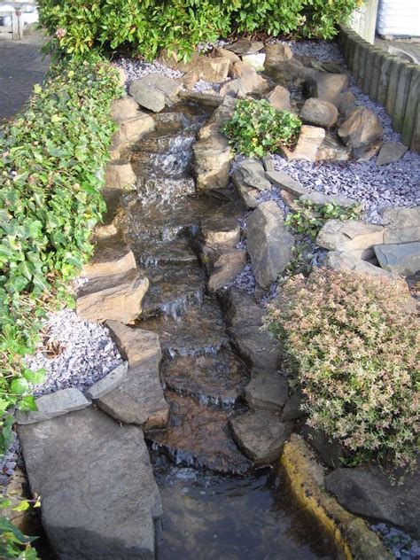 Pre Formed Waterfall Water Feature The Rapids Garden Stream Cascade Garden Stream Water