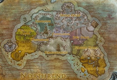 In Anticipation Of WoTLK I Made A Classic Style Map Of Northrend R