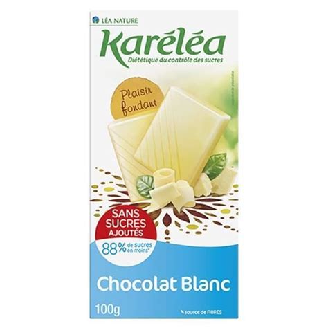 Kar L A Chocolat Sans Sucres Ajout S Tablette Chocolat Blanc G