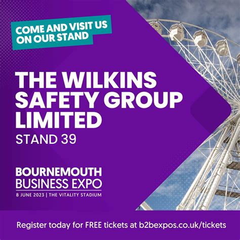 Meet us at Bournemouth Expo | Wilkins Safety Group