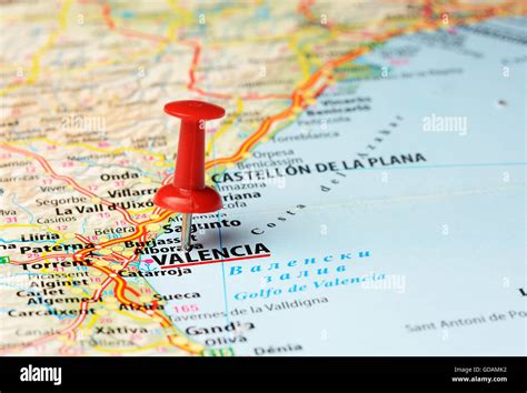 Valencia Spain Map Banque De Photographies Et Dimages Haute