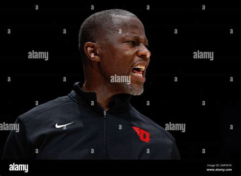 DAYTON OH FEBRUARY 27 Dayton Flyers Head Coach Anthony Grant Talks