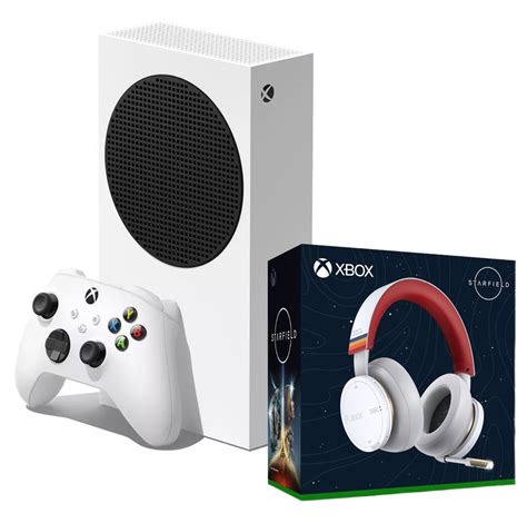 Игровая приставка Microsoft Xbox Series S Наушники Microsoft Xbox Wireless Headset Starfield