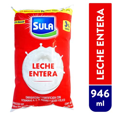 Comprar Leche Entera Sula Bolsa 946 Ml Walmart Salvador