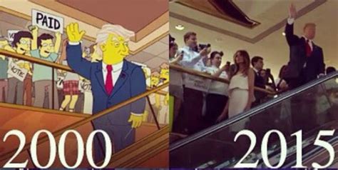 Quand Les Simpson Avaient Prédit Donald Trump Président En 2000