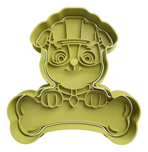 Cortador De Galletas Rubble De Paw Patrol Mercadolibre