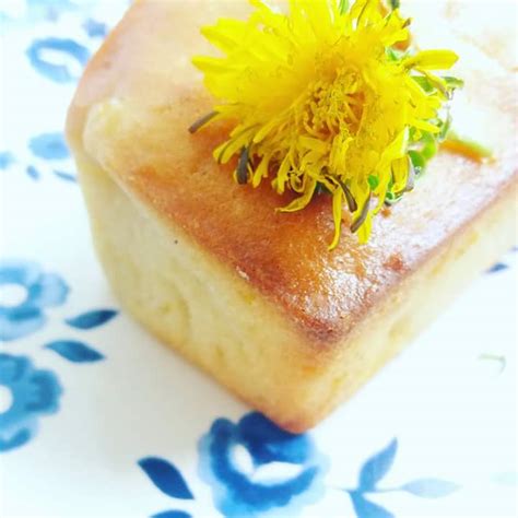 Gâteau aux fleurs de pissenlit Association Miam