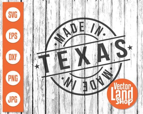 Made In Texas Svg Texas Svg United States Svg Texas State Etsy
