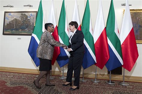 Spotkanie premier Beaty Szydło z Thandi Modise przewodni Flickr