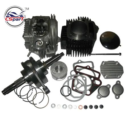 54mm 125CC Aluminum Alloy Big Bore Kit Cylinder Set For Dirt Bike ATV