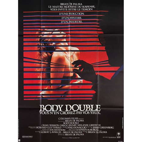 Affiche De Cin Ma Fran Aise De Body Double X Cm