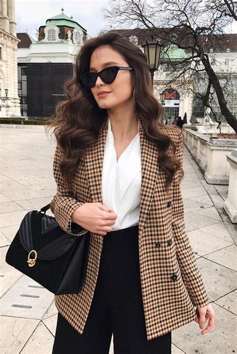 11 looks blazer xadrez como usar a peça chave da estação