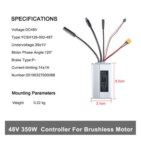 Ebike V V W W W Controller Replacement Kit For Bafang Hub