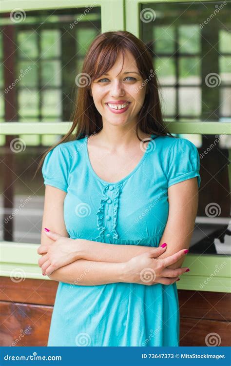 Happy Beautiful Carefree Young Woman Stock Image Image Of Female