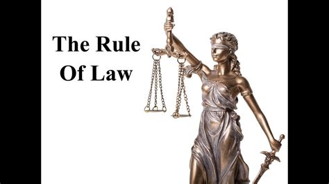 The Rule Of Law Youtube