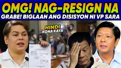 Kapapasok Lang Shocking Vp Sara Ginulat Ang Lahat Sa Naging Disisyon