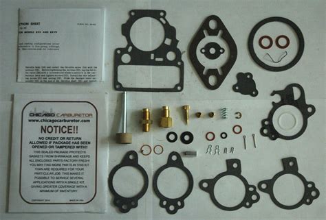 Chrysler Carb Kit Stromberg Bxes Bxd Bxv Bxves Bxvd Models