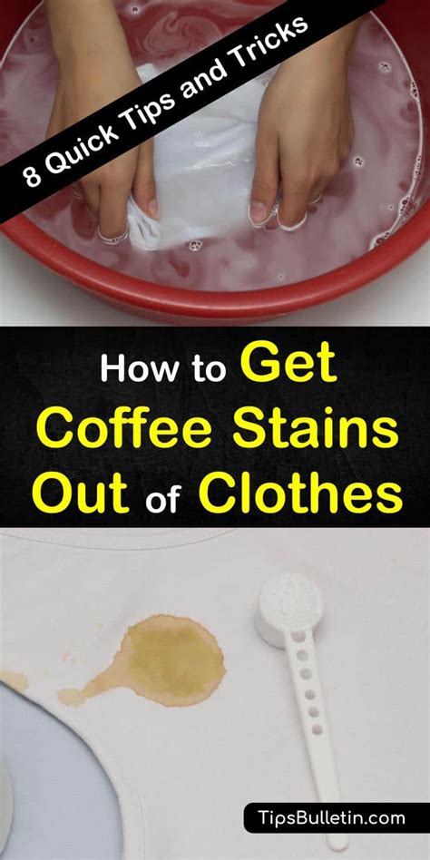 How To Get Coffee Out Of Clothes Quickly Stain Removal Guide The