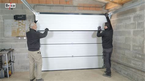 Installer Une Porte De Garage Sectionnelle Tuto Bricolage Avec Robert