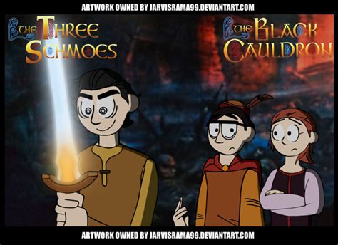 Unused Three Schmoes Black Cauldron Tcard By Jarvisrama99 On Deviantart