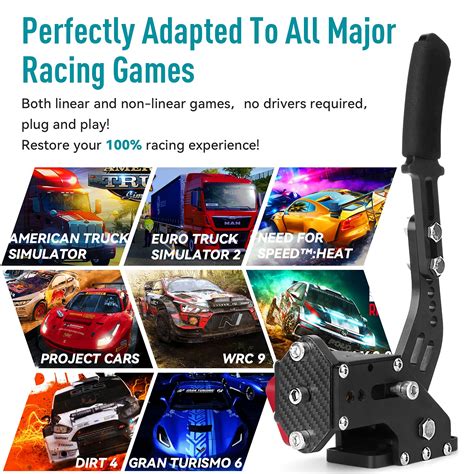 Snapklik Aikeec 64 Bit USB Handbrake For PC Windows Sim Racing